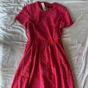 J.Crew Red Laced Courtney Maxi Dress Size 6